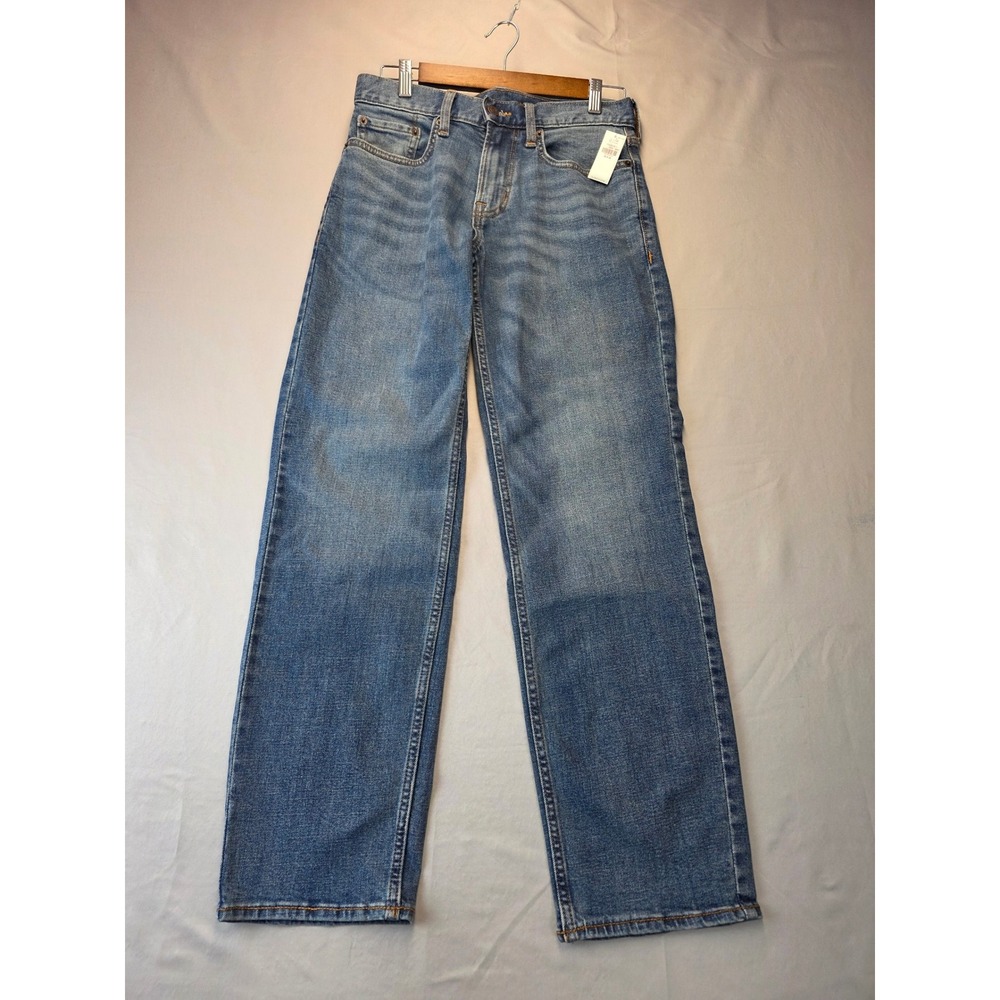 Old Navy Mens Loose Built-In Flex Jeans 28x30 Medium Wash Blue Denim 770699-00-1
